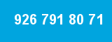 926 791 80 71